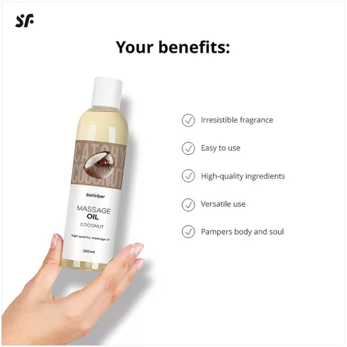 Satisfyer - masszázsolaj - kókusz (250ml)