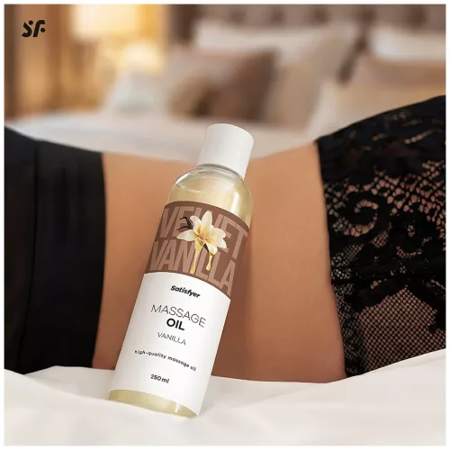Satisfyer - masszázsolaj - vanília (250ml)