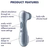 Satisfyer Pro2 Gen2 - léghullámos csiklóizgató (kék)