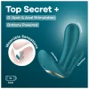 Satisfyer Top Secret+ - 3 ágú, hordható vibrátor (zöld)
