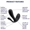 Satisfyer Top Secret+ - 3 ágú, hordható vibrátor (zöld)