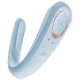 Satisfyer Double Classic - párvibrátor (kék)