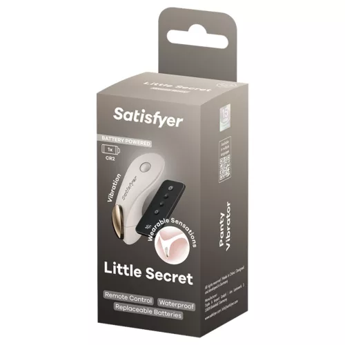 Satisfyer Little Secret - bugyivibrátor (fehér)