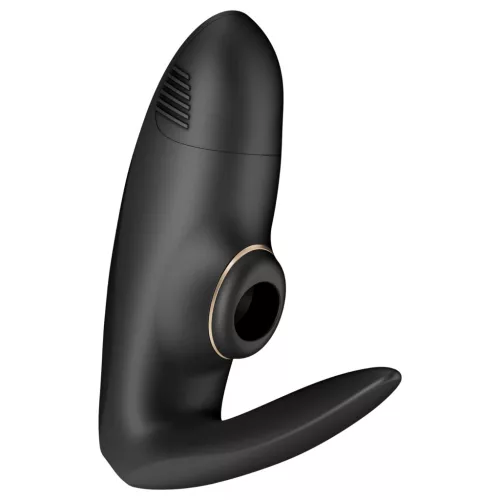 Satisfyer Pro 4 Couples - léghullámos párvibrátor (fekete)