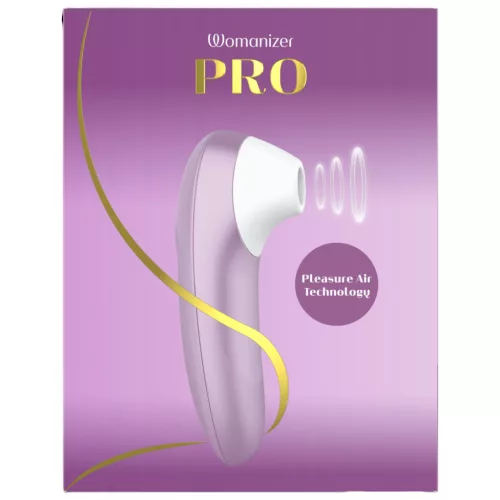 Womanizer Pro - léghullámos csiklóizgató (lila)