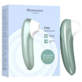 Womanizer Pro - léghullámos csiklóizgató (zöld)