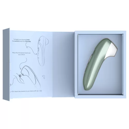 Womanizer Pro - léghullámos csiklóizgató (zöld)