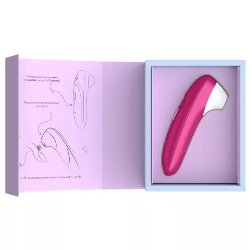 Womanizer Pro - léghullámos csiklóizgató (pink)