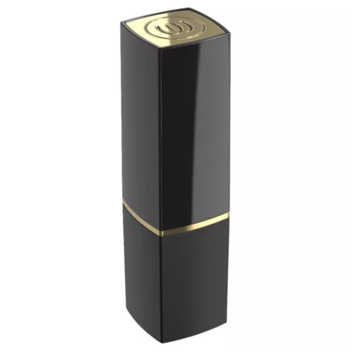 Womanizer Beauty - rúzs alakú léghullámos csiklóizgató (fekete)