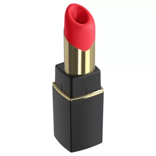 Womanizer Beauty - rúzs alakú léghullámos csiklóizgató (fekete)