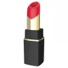 Womanizer Beauty - rúzs alakú léghullámos csiklóizgató (fekete)