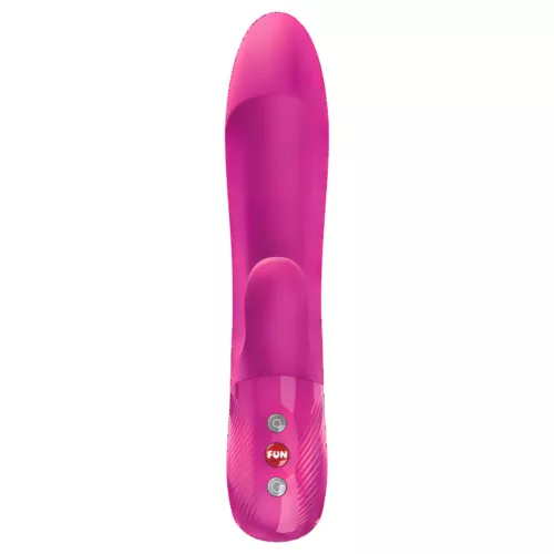 Fun Factory Bi Stronic Embrace - lökő csiklókaros vibrátor (rózsaszín)