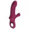 Fun Factory Bi Stronic Curve - lökő vibrátor csiklókarral (piros)