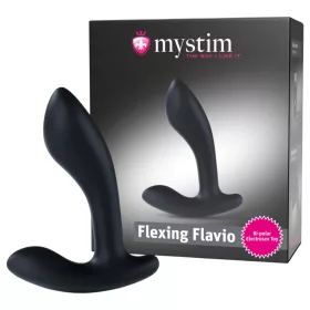 mystim Flexing Flavio - elektro prosztata vibrátor (fekete)