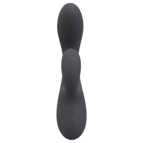le Wand Soft Rabbit - 2 motoros csiklókaros vibrátor (fekete)