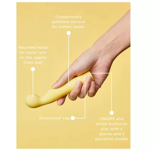 Smile Makers - A teniszedző vibrátor (sárga)