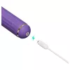 Magic Stick - vibrátor cseréléhető feltétekkel (lila)