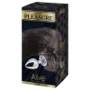 Alive Anal Pleasure - közepes anál plug rókafarokkal (ezüst)