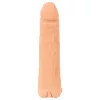 Nature Skin - 2in1 műpunci és péniszköpeny - 23cm (natúr)