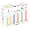 Six in a Row - dildó trainer szett - 6db (színes)