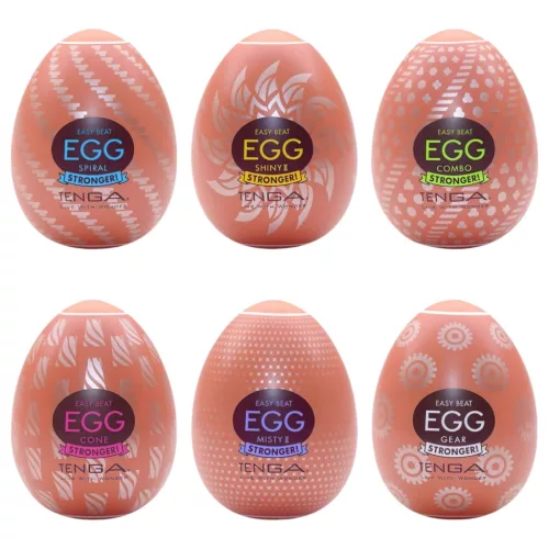 TENGA - Stronger tojás maszturbátor szett - 6db
