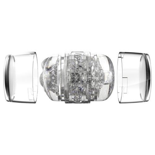 Fleshlight Quickshot Stoya - utazó maszturbátor (átlátszó)