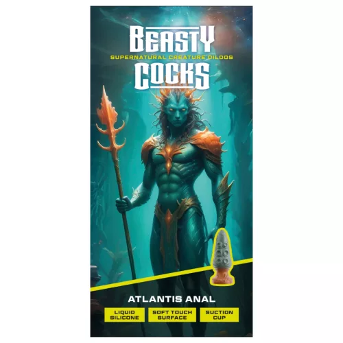 Beasty Cocks Atlantis - atlantiszi análplug (zöld)