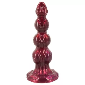   Beasty Cocks - Werewolf Willie élethű fantázia dildó tapadókoronggal - bordó (21 cm)