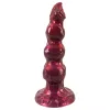 Beasty Cocks - Werewolf Willie élethű fantázia dildó tapadókoronggal - bordó (21 cm)