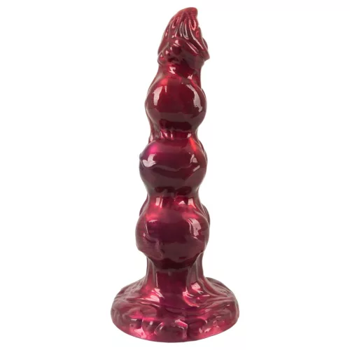 Beasty Cocks - Werewolf Willie élethű fantázia dildó tapadókoronggal - bordó (21 cm)