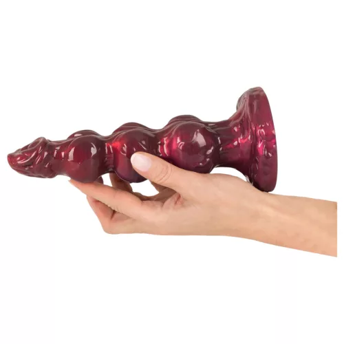Beasty Cocks - Werewolf Willie élethű fantázia dildó tapadókoronggal - bordó (21 cm)