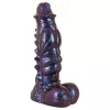 Beasty Cocks Tech-Zilla Bang - tapadókorongos monster dildó (lila)