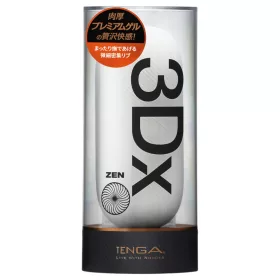 TENGA 3Dx Zen - 3D mintás maszturbátor (fehér)