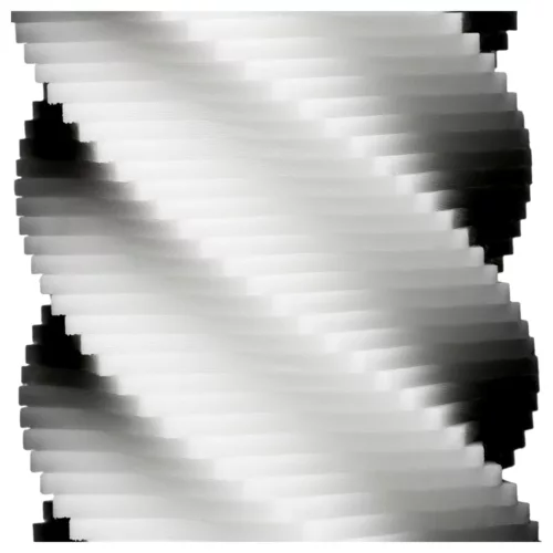 TENGA 3Dx Spiral - spirál mintás maszturbátor (fehér)