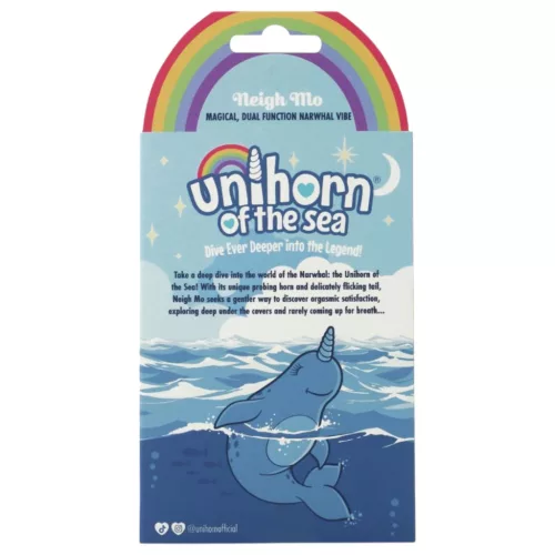 Unihorn Of The Sea - akkus narvál csiklóizgató (kék)