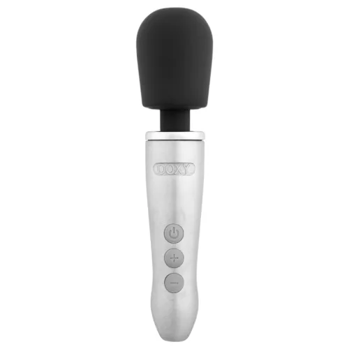 Doxy Go - masszírozó vibrátor (ezüst)