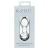 Clarity Utopian Bloom - üveg análkúp (átlátszó)