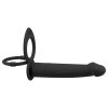 Black Velvet Double F - felcsatolható anál vibrátor (fekete)
