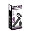 Black Velvet Double F - felcsatolható anál vibrátor (fekete)