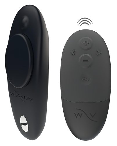 We-Vibe Moxie+ - rádiós, okos csikló vibrátor (fekete)