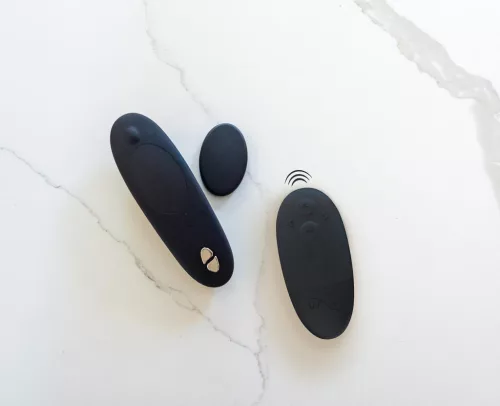 We-Vibe Moxie+ - rádiós, okos csikló vibrátor (fekete)