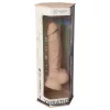 Silexd 8 - távirányítós, herés vibrátor (natúr)