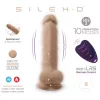Silexd 8 - távirányítós, herés vibrátor (natúr)