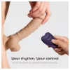 Silexd 8 - távirányítós, herés vibrátor (natúr)