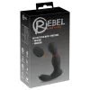 Rebel - távirányítós 2in1 prosztata vibrátor (fekete)