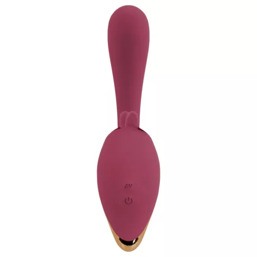 Javida - nyelves 2in1 vibrátor (piros)