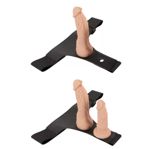 You2Toys - felcsatolható dildó szett (natúr)