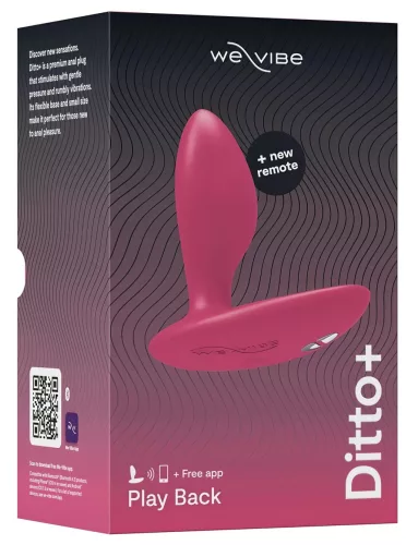 / We-Vibe Ditto+ - App-vezérelt análvibrátor (pink)
