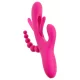 SMILE - tripla karos, nyelves vibrátor (pink)