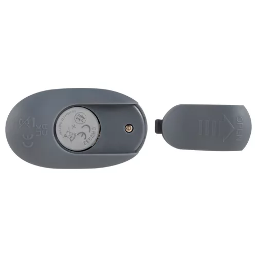 Beau Coeur Vylor - pénisz-és heregyűrű csiklóizgatóval (szürke)